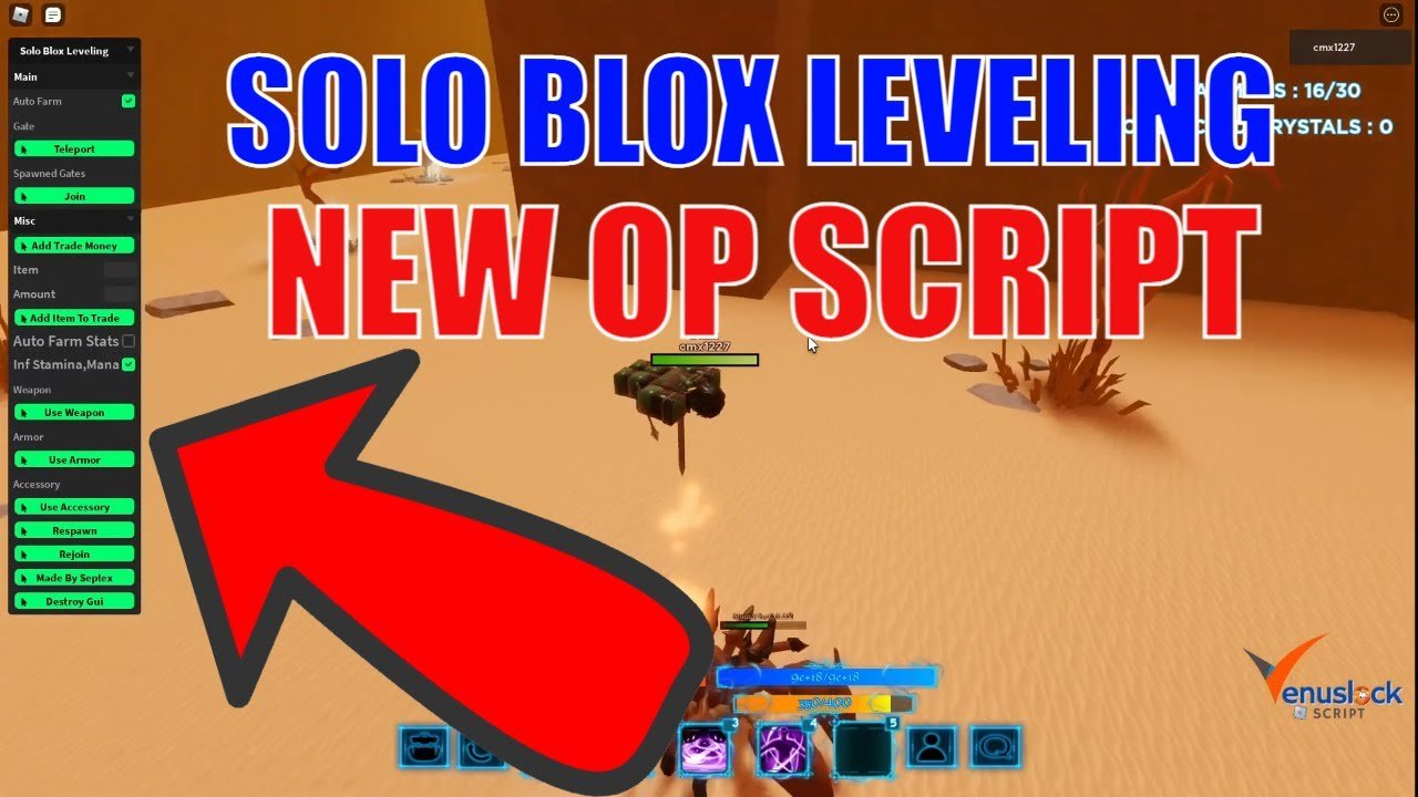Solo Blox Leveling Script