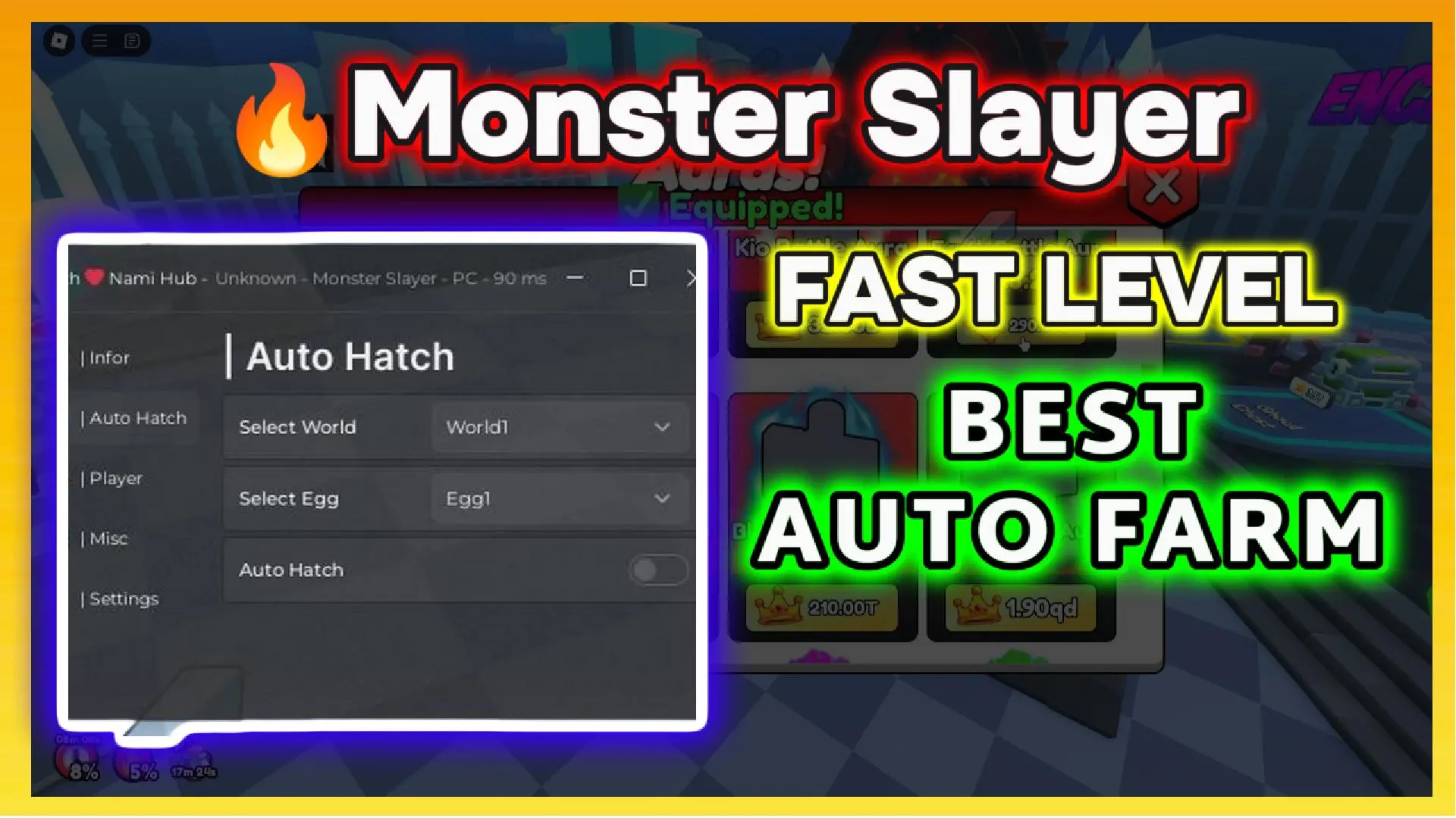 Monster Slayer Script Preview