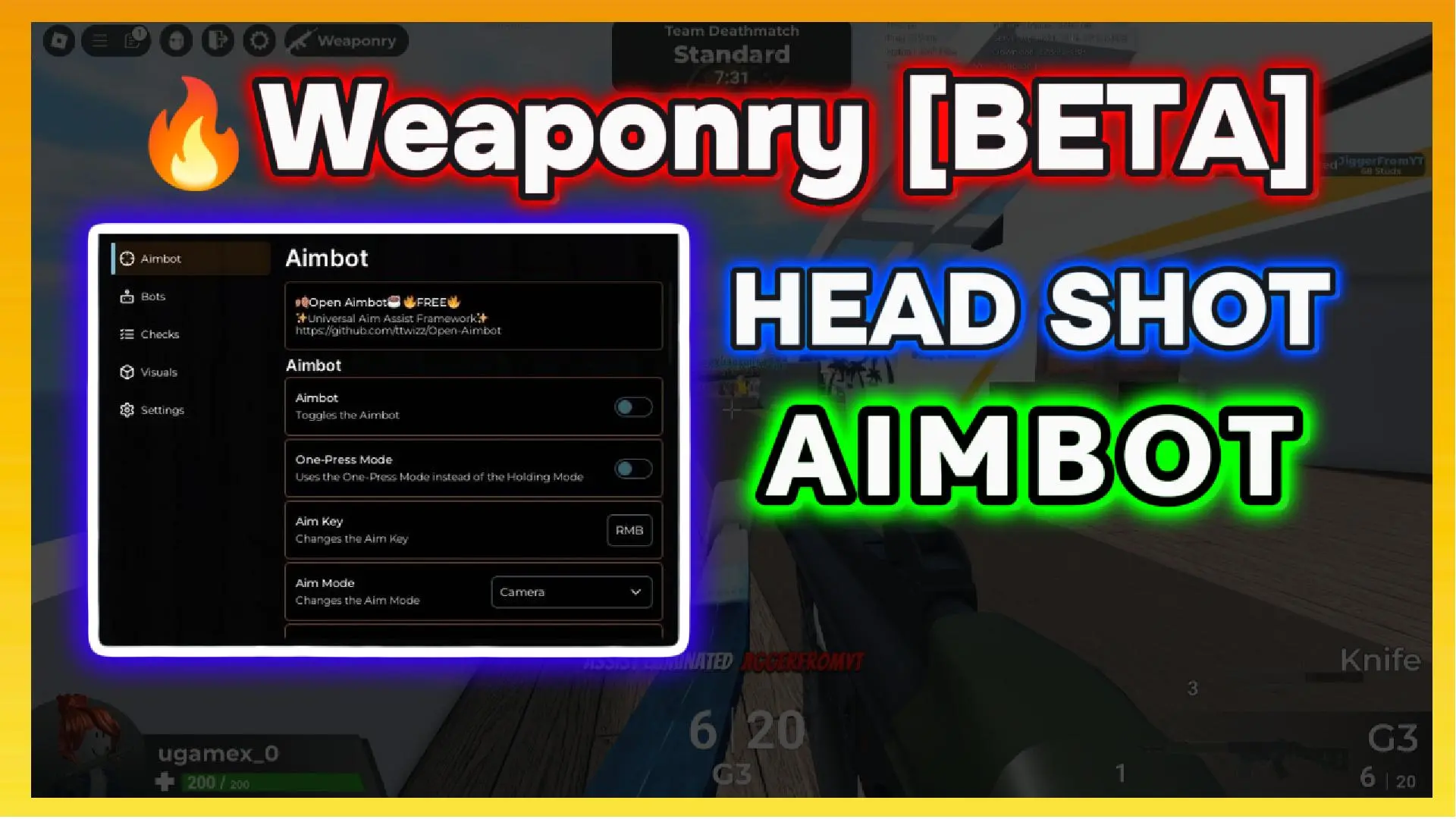 Weaponry Script Preview