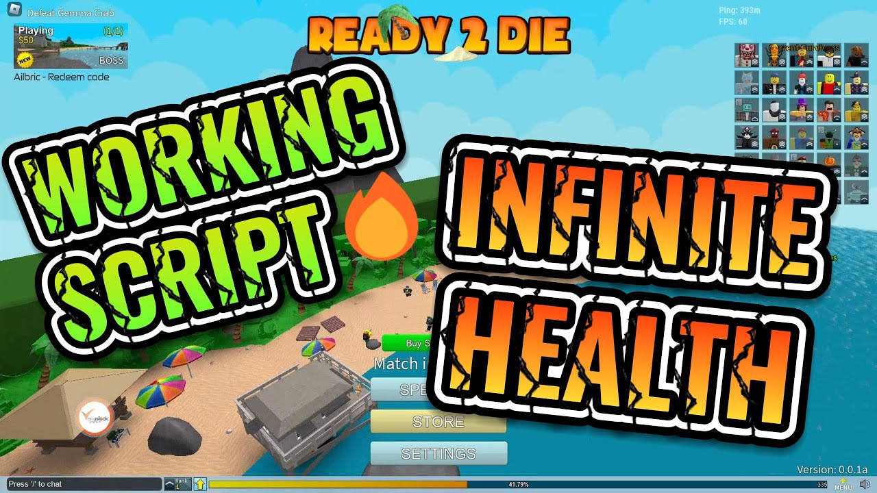 Ready 2 Die Script GUI