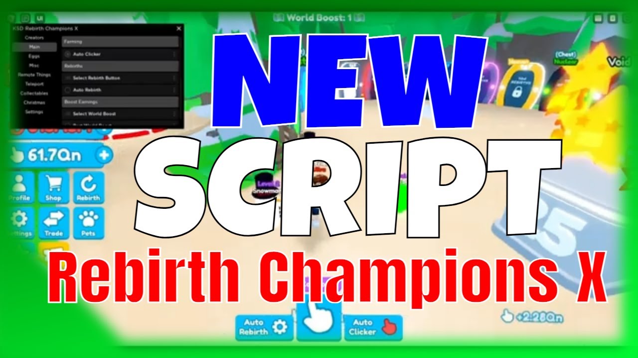 Rebirth Champions X Script