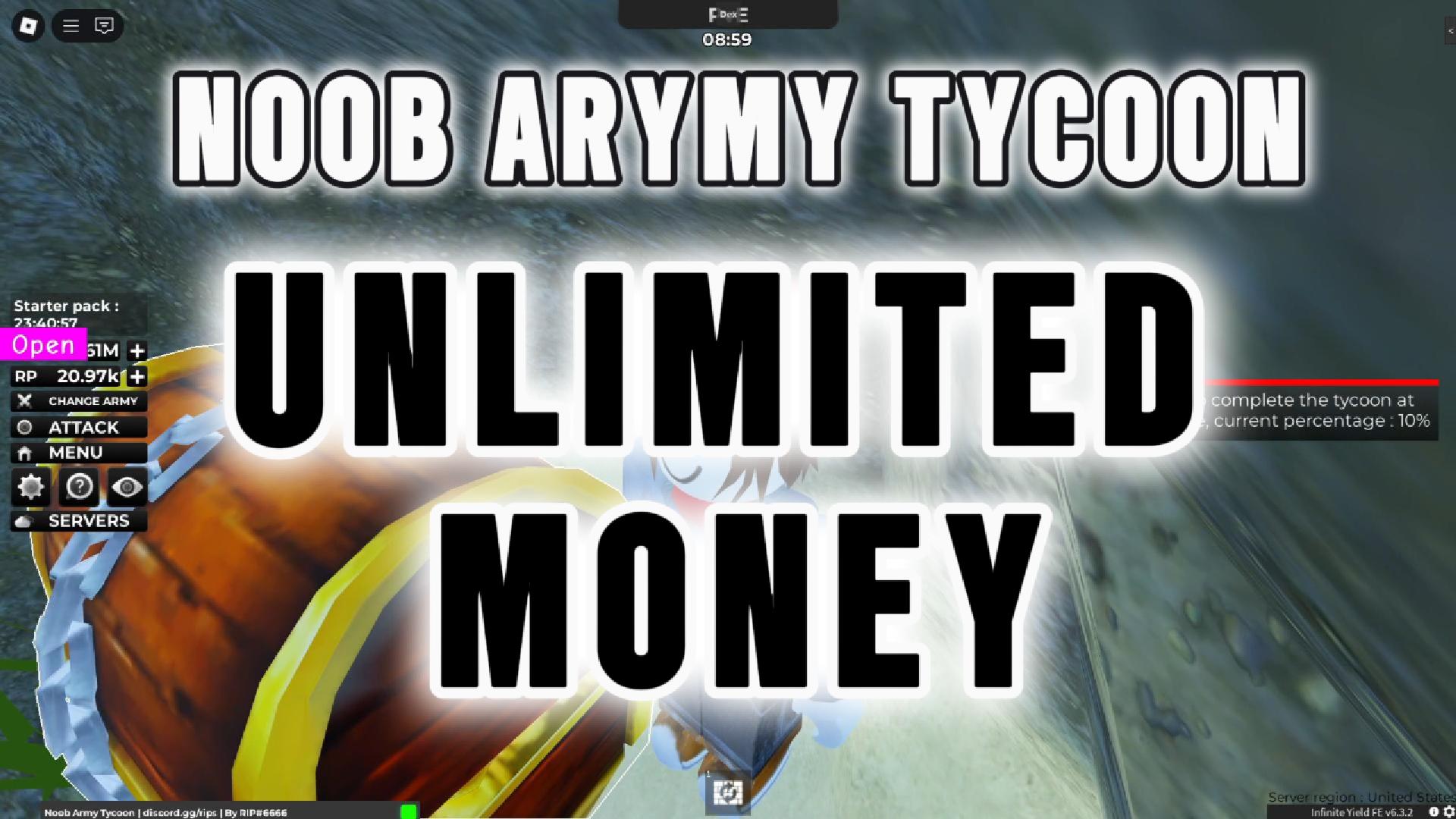 Noob Army Tycoon Script Preview