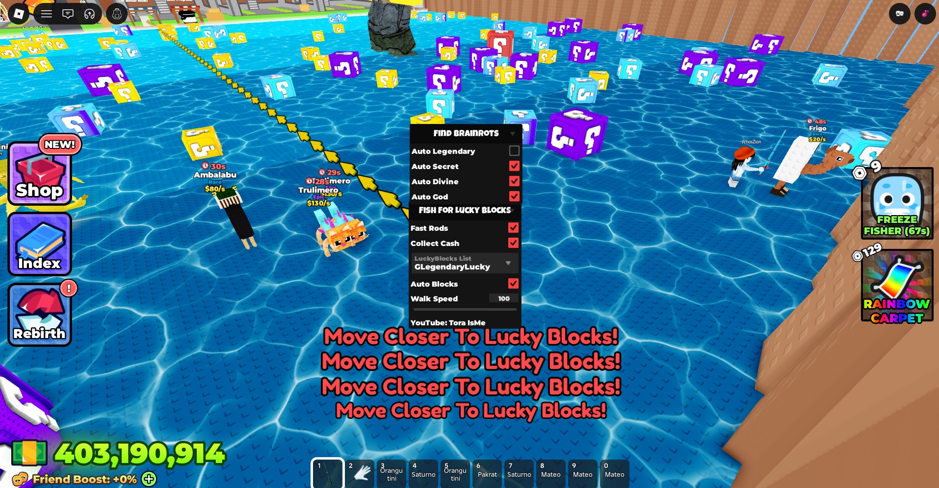 Fish For Lucky Blocks Script with Fast Rods and Auto Features