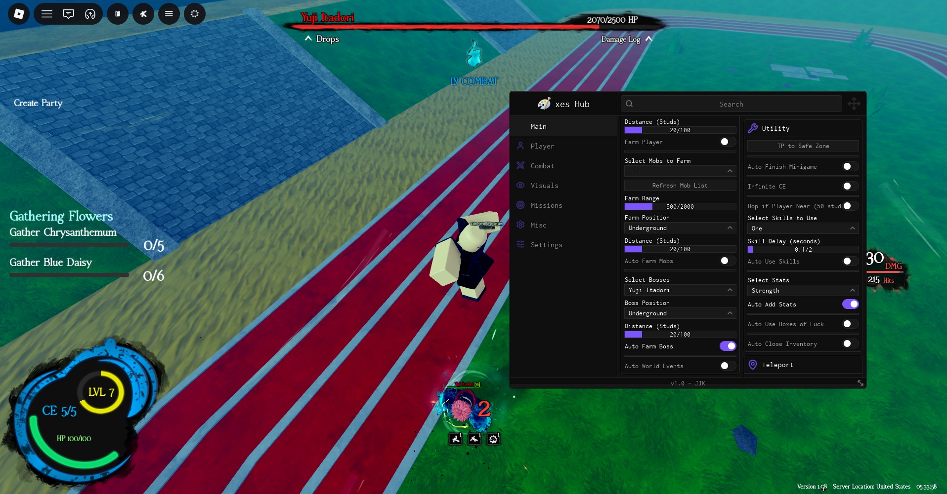 Sorcerer Ascent Script with Auto Farm and Aura Kill