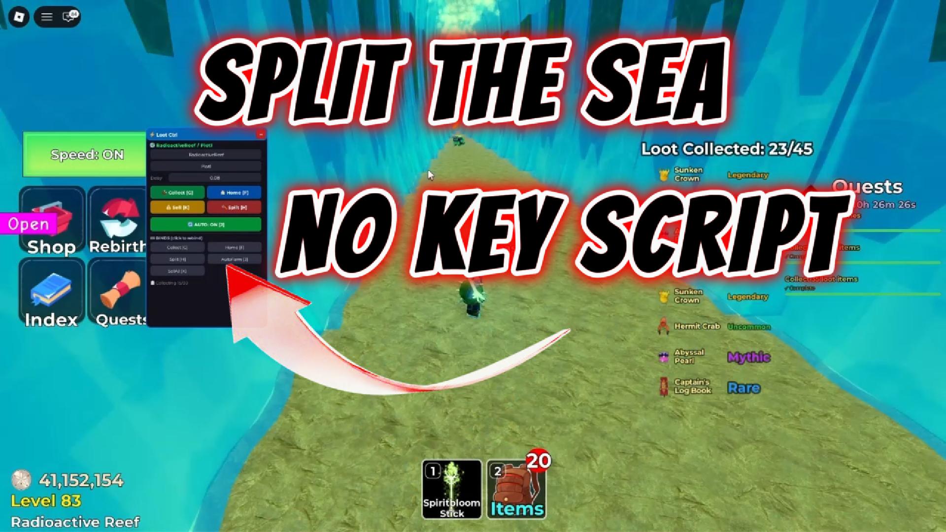 Split The Sea Script